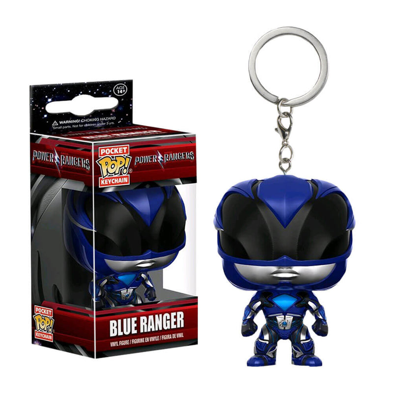 Power Rangers Movie Blue Ranger Pocket Pop! Keychain