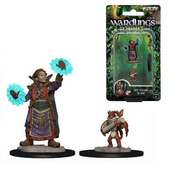 Wardlings Boy Wizard & Imp Pre-Painted Minis