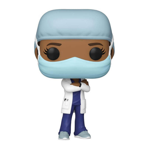 Pop! Heroes Front Line Worker Female #2 Purple Pop! Vinyl