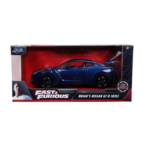 F&F Brian's 2009 Nissan GT-R (R35) 1:24 Scale Hollywood Ride