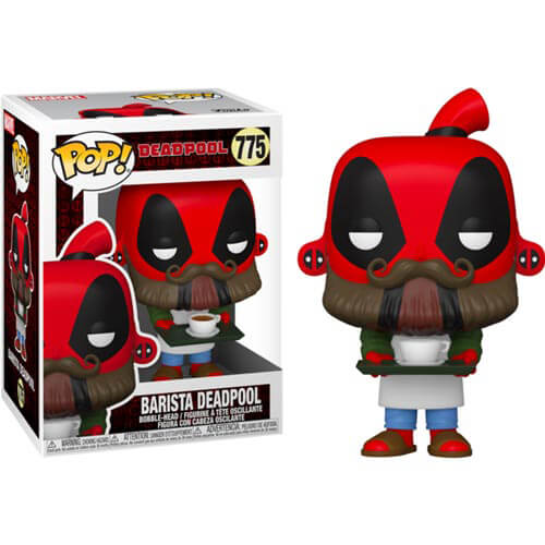 Deadpool Coffee Barista 30th Anniversary Pop! Vinyl