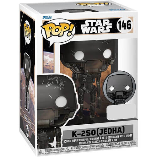 Star Wars Across the Galaxy K-2SO Exc. Pop! Vinyl w/ Pin