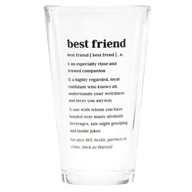 Best Friend Defined Pint Glass 470mL