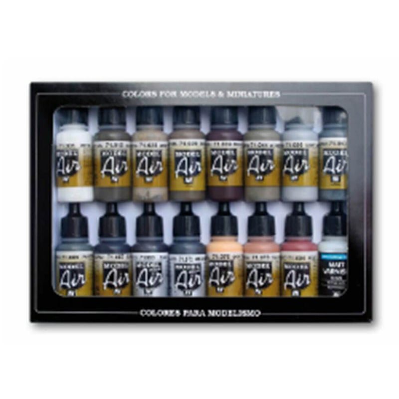 Model Air Paint Set of 16 Colour