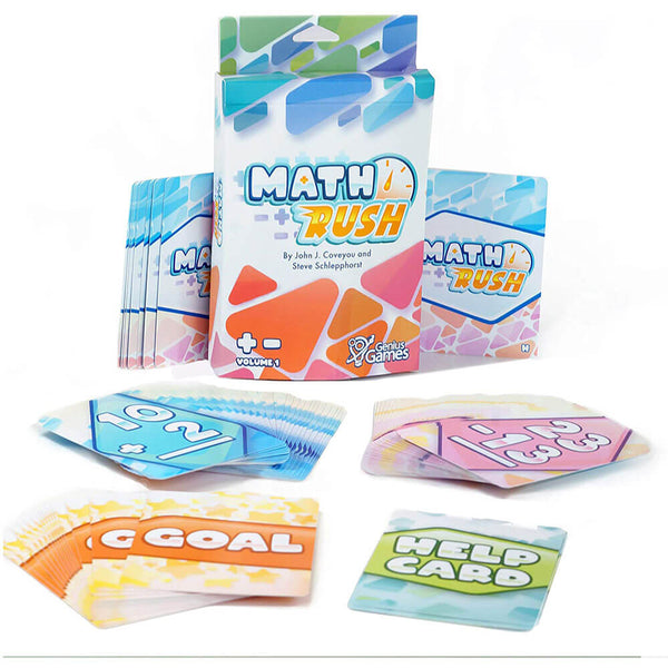 Math Rush Multiplication & Exponents Board Game