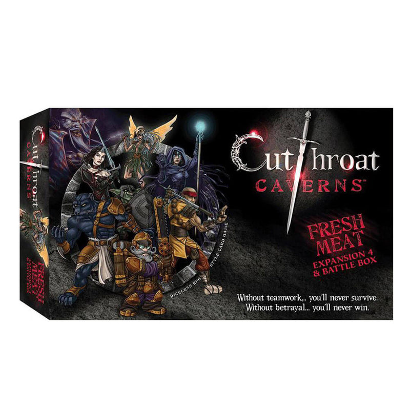 Cutthroat Caverns Fresh Meat Board Game