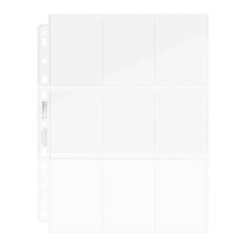 Ultimate Guard 9 Pocket Pages Sleeves Card 100pcs