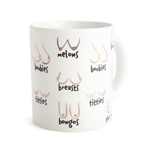 Boobs Metallic Ceramic Mug