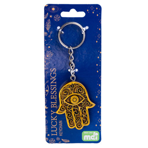 Lucky Blessings Hamsa Keychain