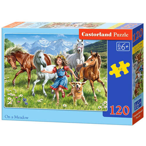 Castorland in a Meadow Jigsaw Puzzle 120pcs