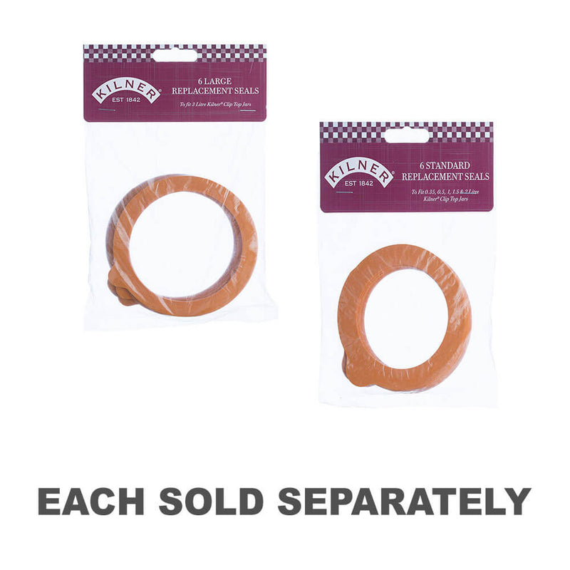 Kilner Replacement Rubber Seals (6pk)