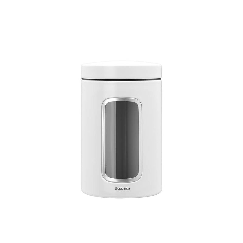 Brabantia Window Canister White 1.4L