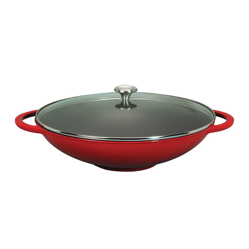 Chasseur Wok with Glass Lid (37cm/4.5L)