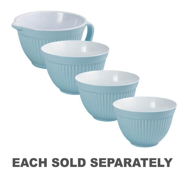 Avanti Melamine Ribbed Mixing Bowl (Duck E Blue)