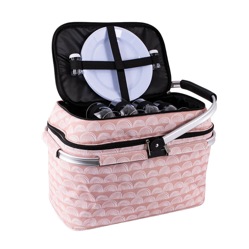 Avanti 4-Person Insulated Picnic Basket