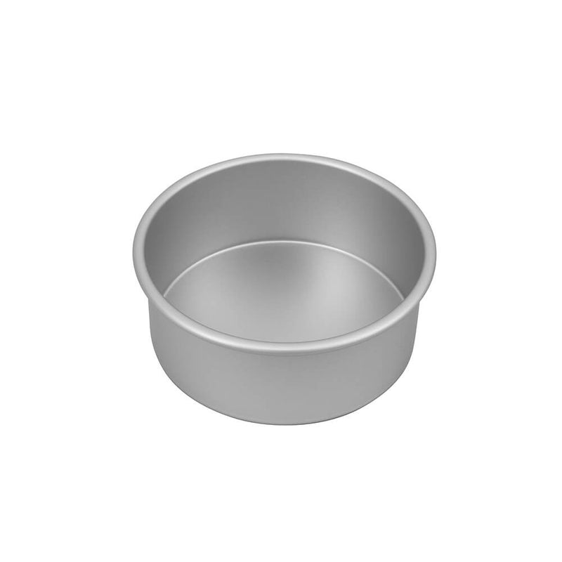 Bakemaster Round Cake Pan (Silver Anodised)