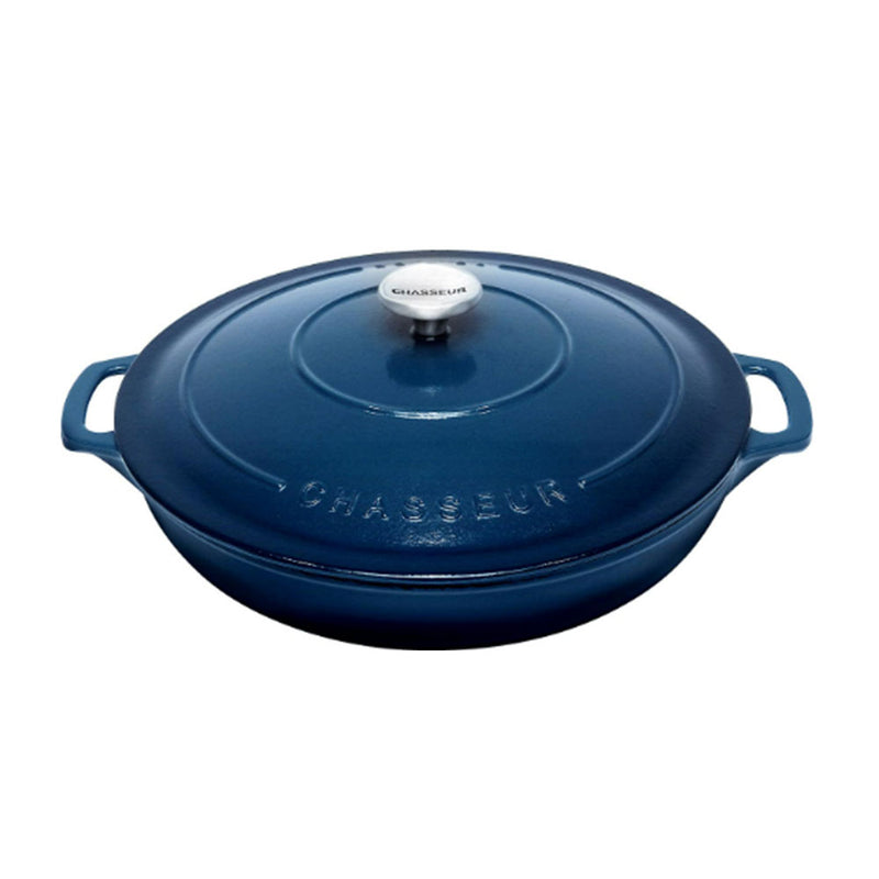 Chasseur Round French Oven (Licorice Blue)