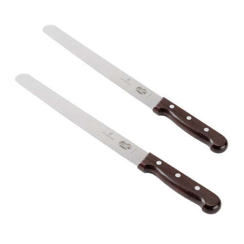 Victorinox Round Plain Edge Slicing Knife (Rosewood)