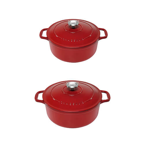 Chasseur Round French Oven (Federation Red)