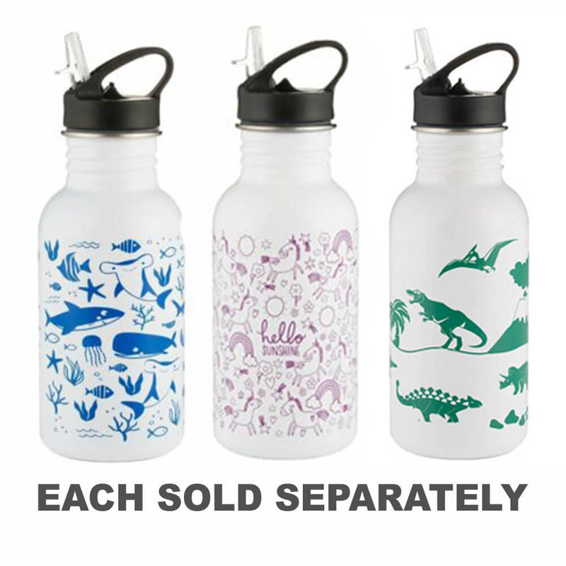 PURE Collection Color-Changing Water Bottle with Straw - Sealife, Typhoon