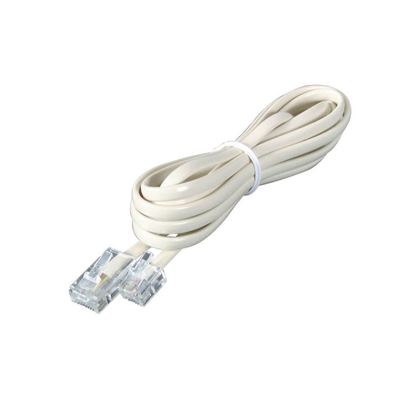 RJ12 6 Position 4 Conductor Plug to RJ45 Plug Cable