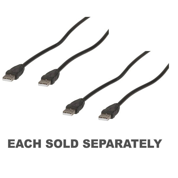 USB 2.0 Type-A Plug to Plug Cable 5pcs