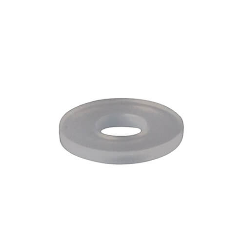 M3 Flat Nylon Washers (White)