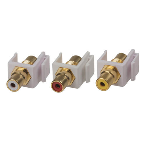 Keystone Insert RCA-RCA Socket