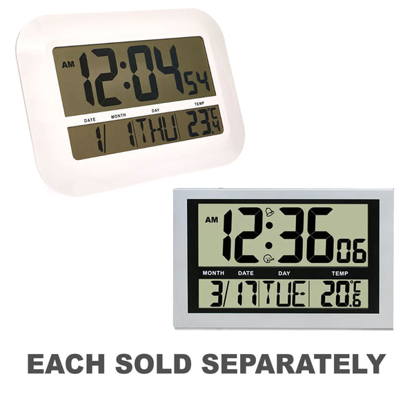 Jumbo LCD Calendar Clock