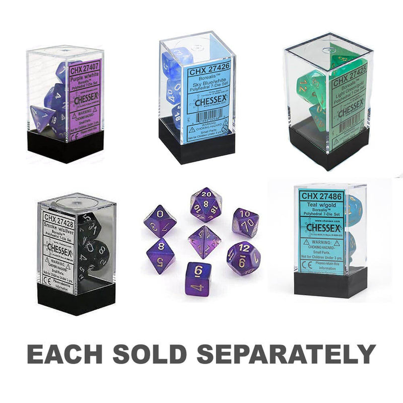 D7 Die Set Dice Borealis Poly (7 Dice)