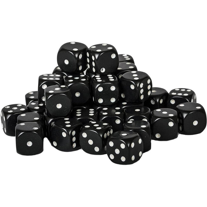 D6 Dice Opaque 12mm (36 Dice)