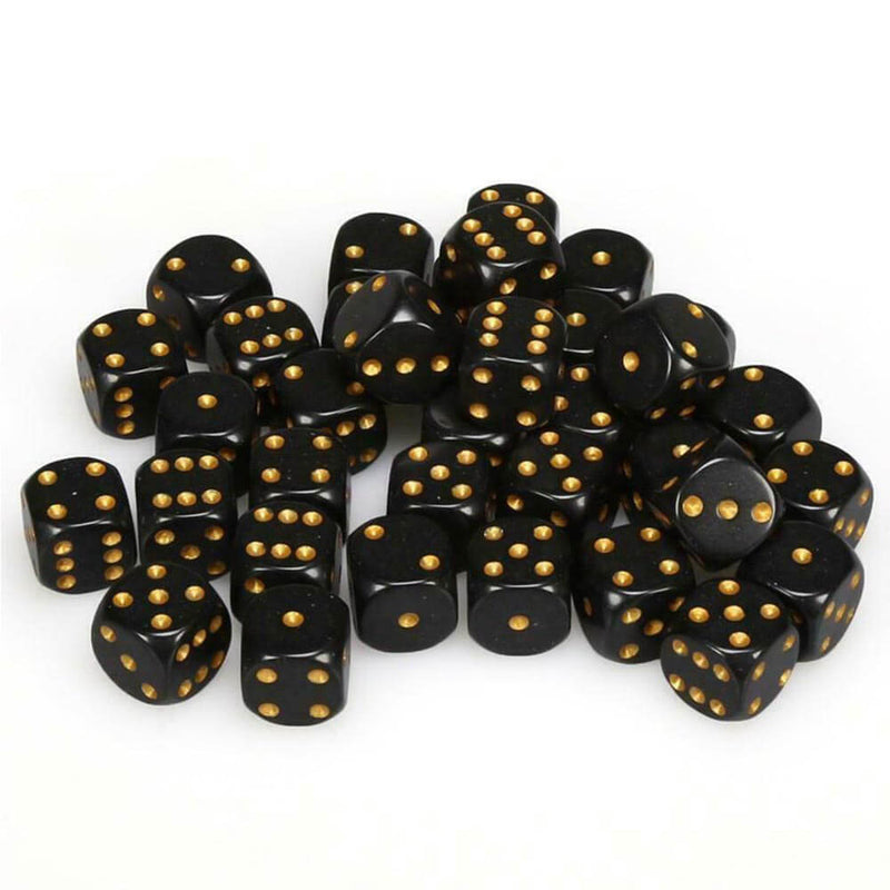 D6 Dice Opaque 12mm (36 Dice)