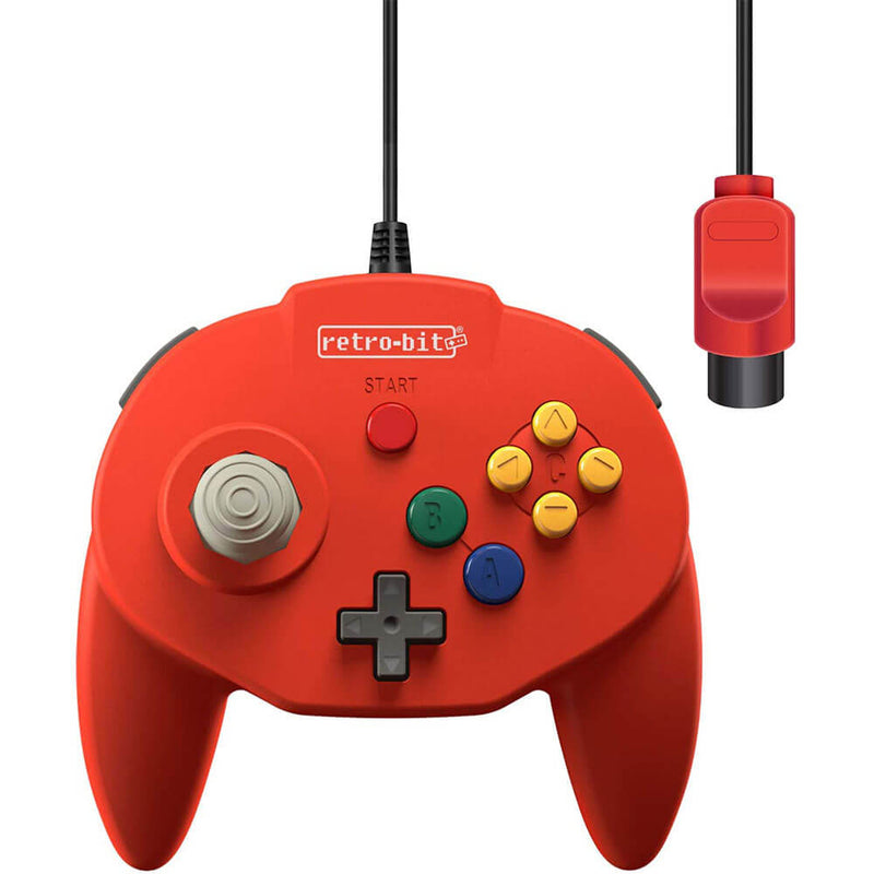 Retro-Bit Tribute64 N64 Wired Controller