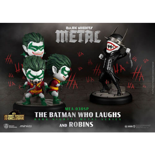 Mini Egg Attack Batman Who Laughs & Robin Minions Statue