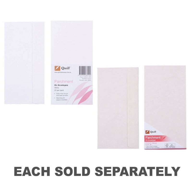 Quill Parchment Envelope DL (25pk)