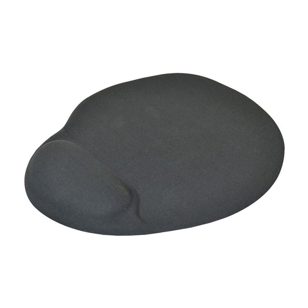 Italplast Mouse Pad with Gel Wrist Support (Black)