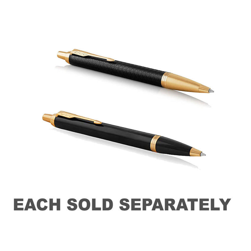 Parker IM Ballpoint Pen Gold Trim (Black)