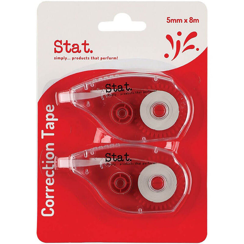 Stat Correction Tape 2pk (5mmx8m)