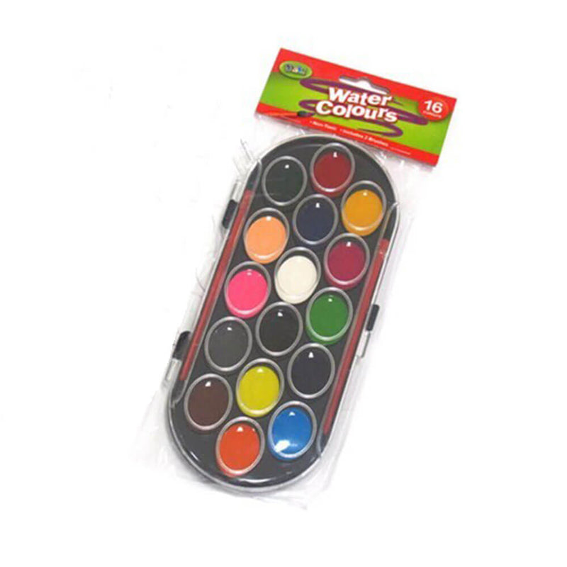 Dats Paint Set with 2 Brush (16 Colours)