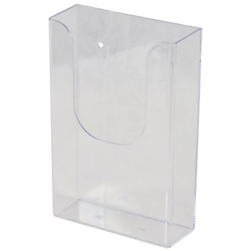 Deflecto Portrait Wall Mount Brochure Holder (Clear)