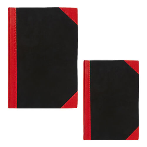 Cumberland Notebook 100 Leaves (Red & Black)