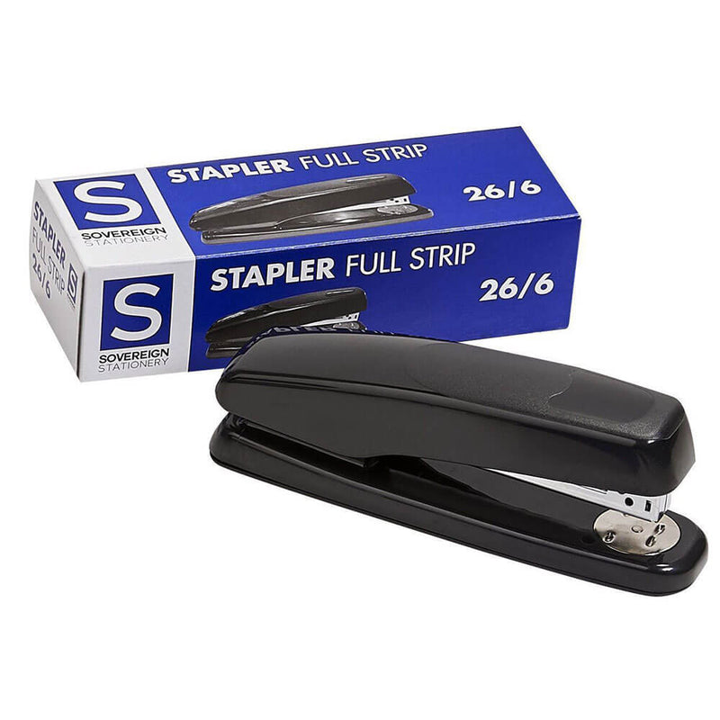 Stat Stapler Black (No. 26/6)