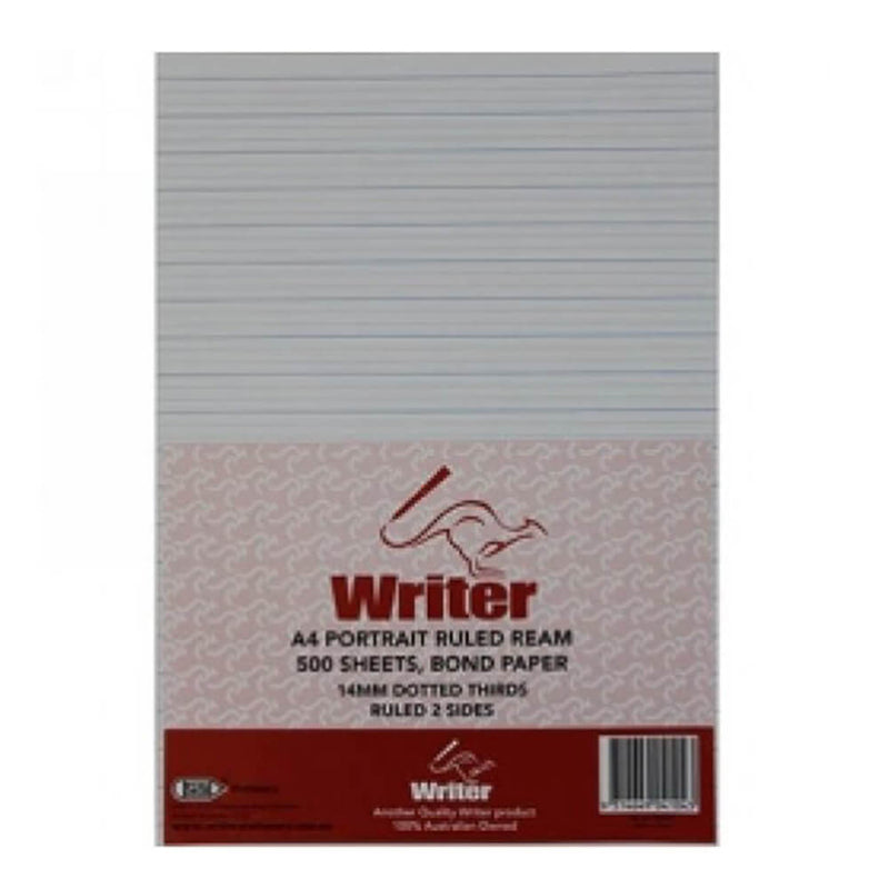 Writer A4 14mm Dotted Thirds Exam Paper (500pcs)