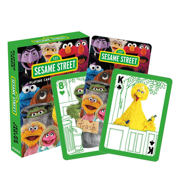 Sesame Street Cast Playing Cards