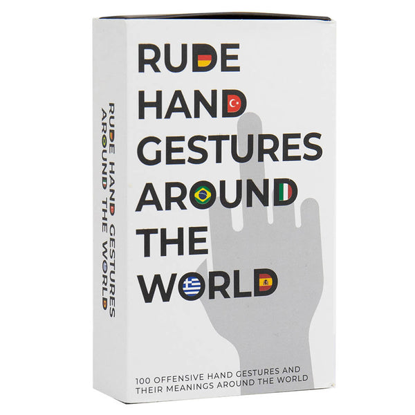 Rude Hand Gestures Around the World Cards 100pcs